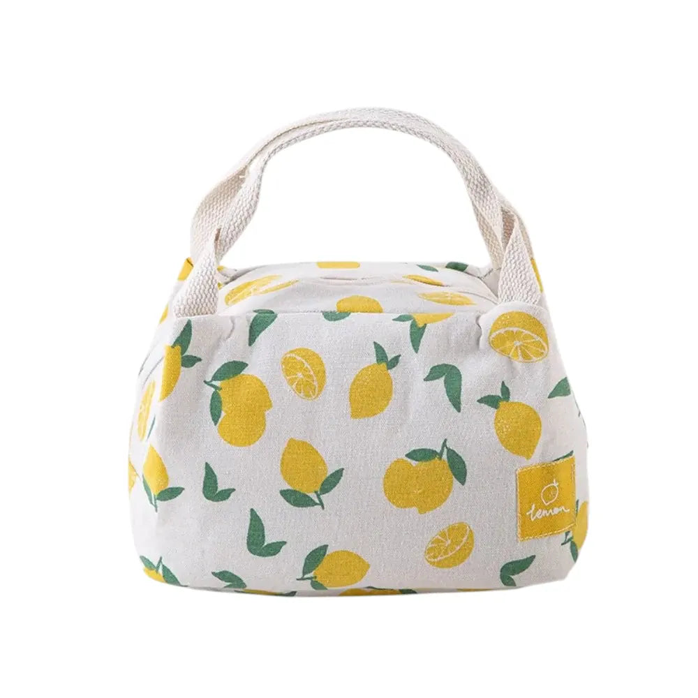 Flexi Maison Lunch Bag Isotherme En Coton Et Lin
