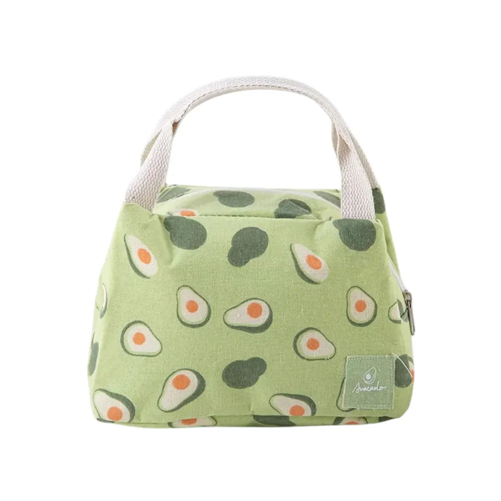 Flexi Maison Lunch Bag Isotherme En Coton Et Lin