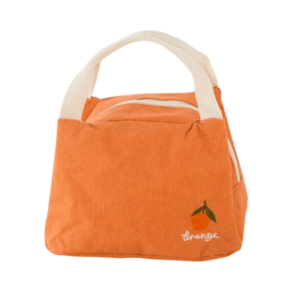 Flexi Maison Lunch Bag Isotherme En Coton Et Lin