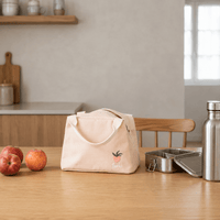 Flexi Maison Lunch Bag Isotherme En Coton Et Lin