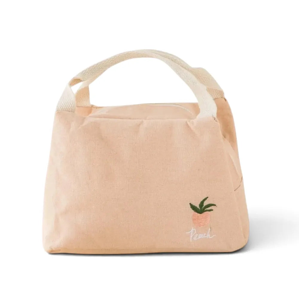 Flexi Maison Lunch Bag Isotherme En Coton Et Lin