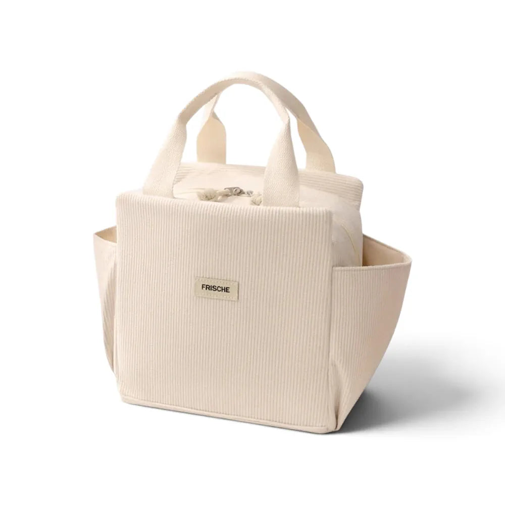 Flexi Maison Lunch Bag Isotherme En Velours Côtelé