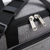 Flexi Maison Lunch Bag Isotherme Gris En Tissu Oxford