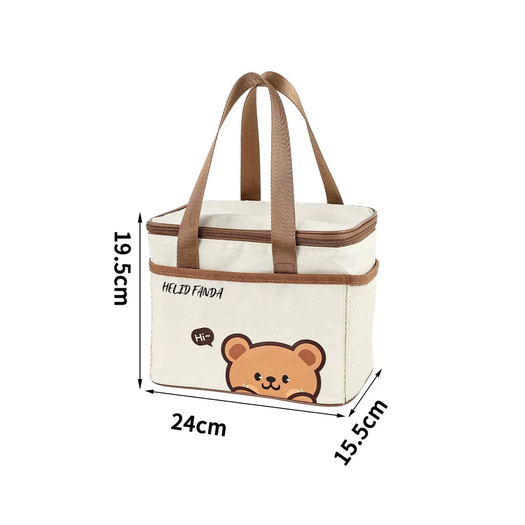 Flexi Maison Lunch Bag Isotherme Motif Ours