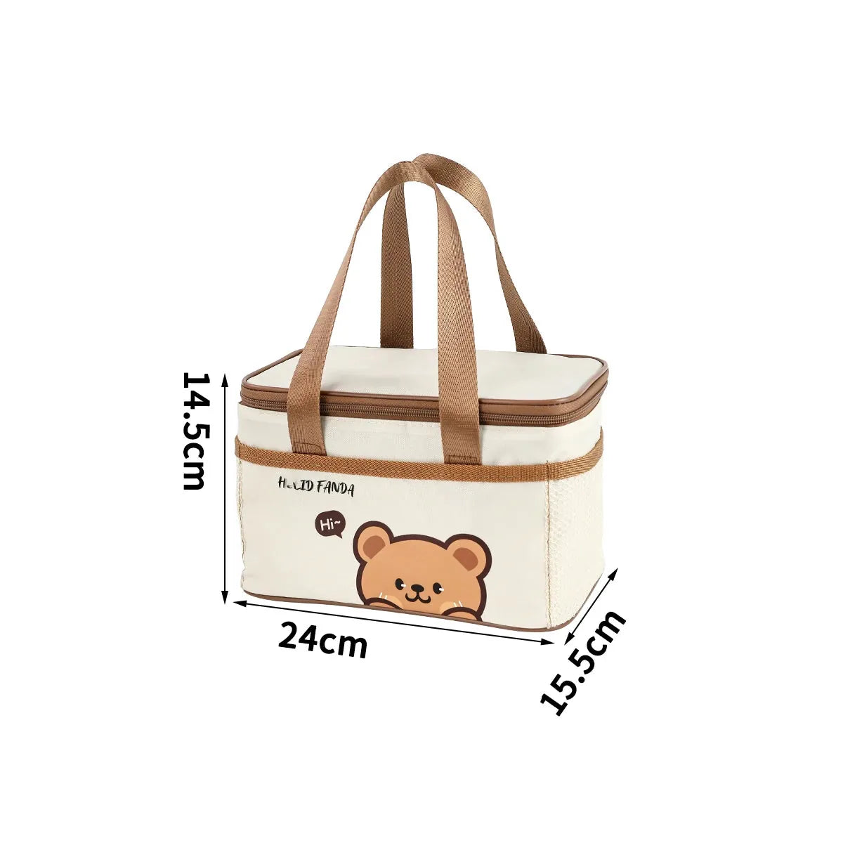 Flexi Maison Lunch Bag Isotherme Motif Ours