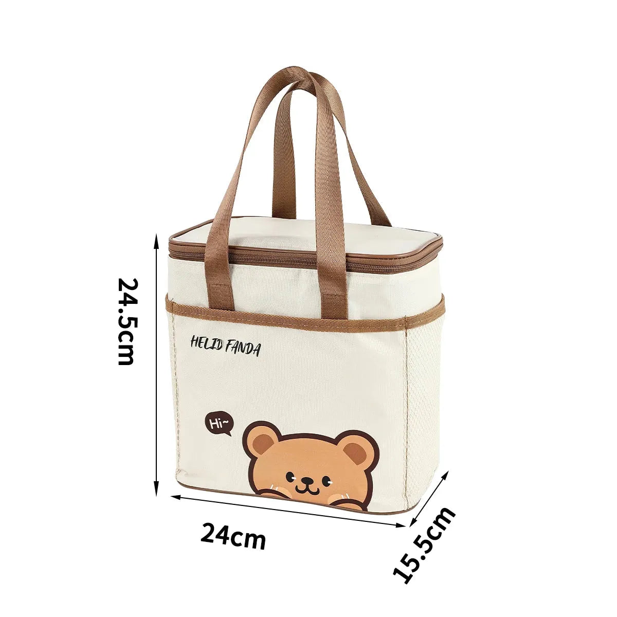 Flexi Maison Lunch Bag Isotherme Motif Ours
