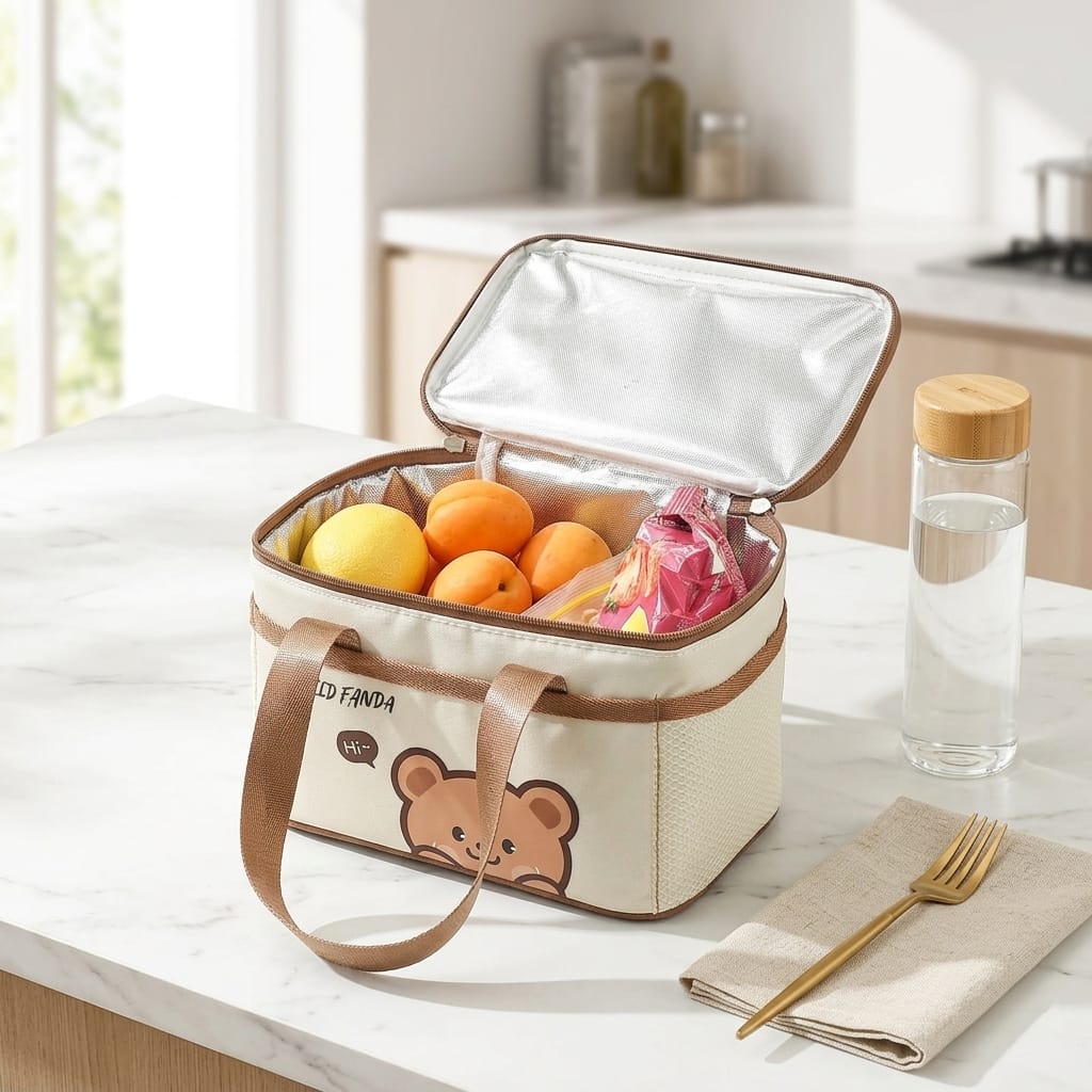 Flexi Maison Lunch Bag Isotherme Motif Ours