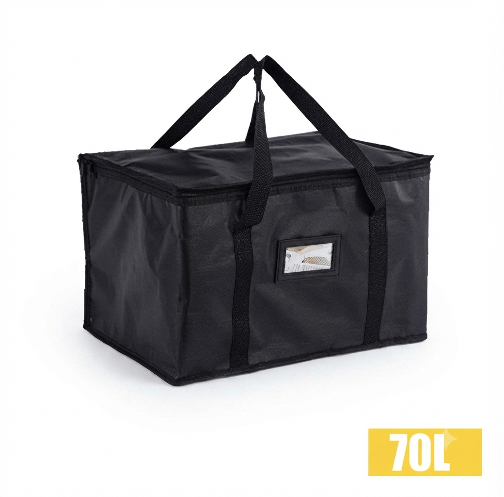 Flexi Maison Lunch Bag Isotherme Noir Double Compartiment