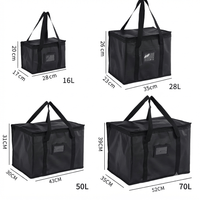 Flexi Maison Lunch Bag Isotherme Noir Double Compartiment