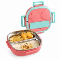 Flexi Maison Lunch Box Colorée En Inox