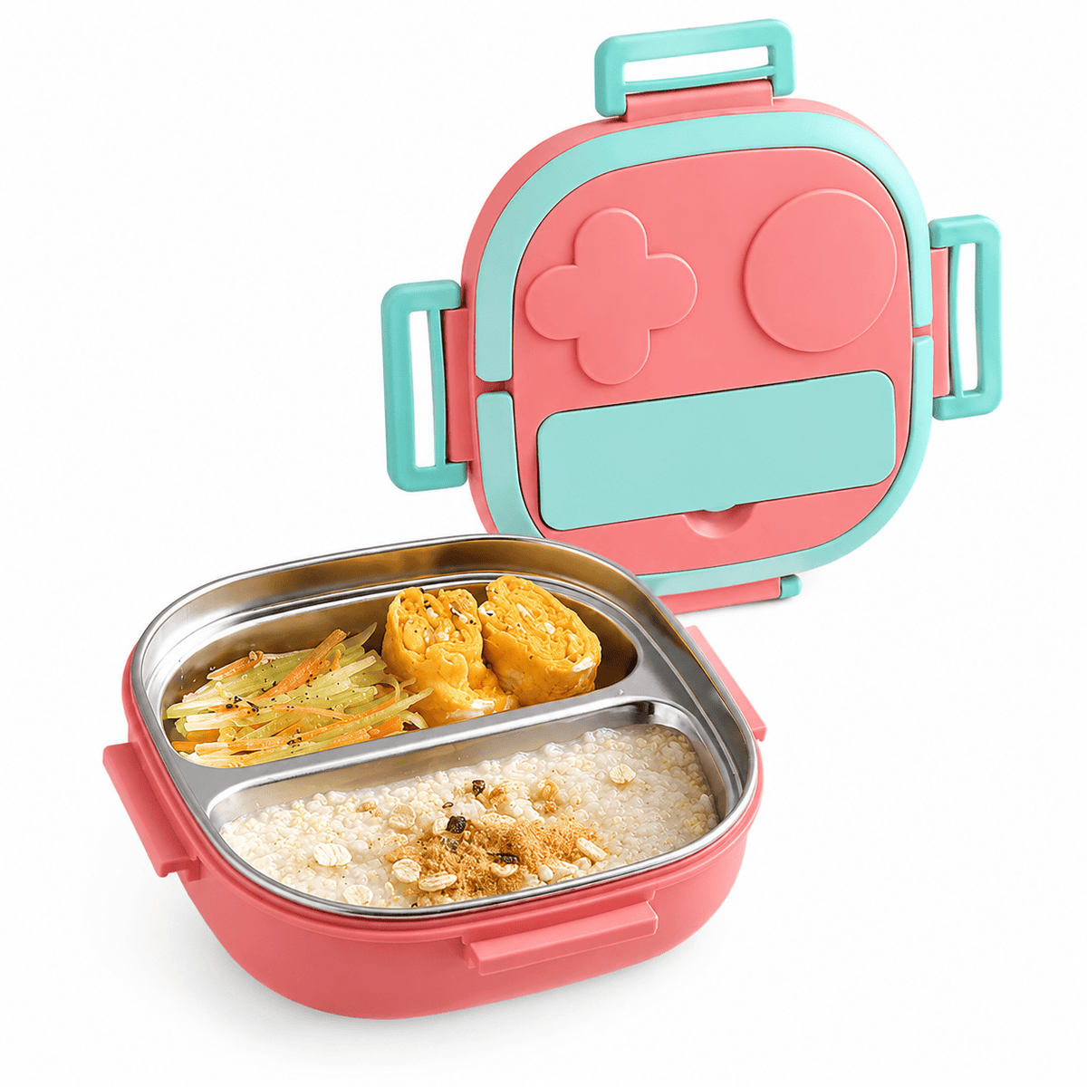 Flexi Maison Lunch Box Colorée En Inox