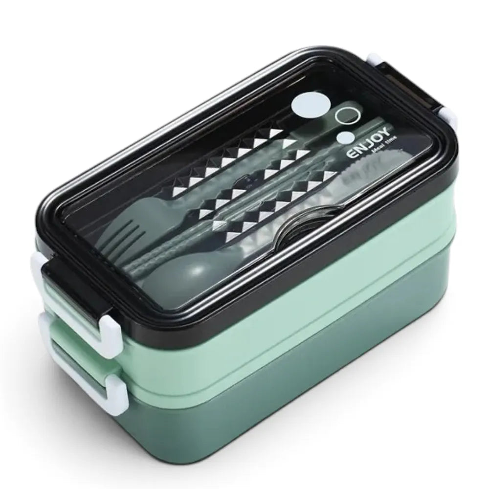 Flexi Maison Lunch Box Double Couche Acier Inoxydable