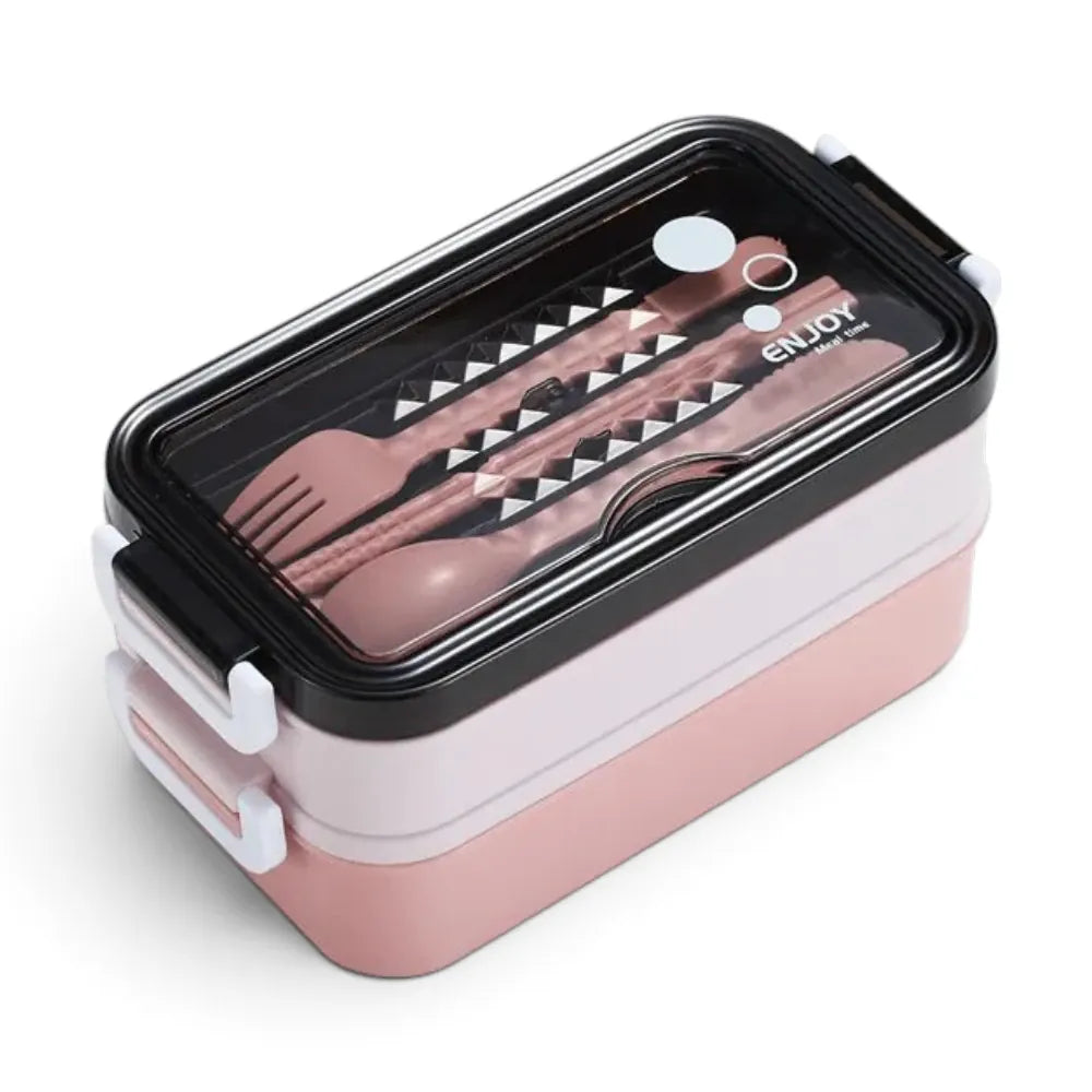 Flexi Maison Lunch Box Double Couche Acier Inoxydable