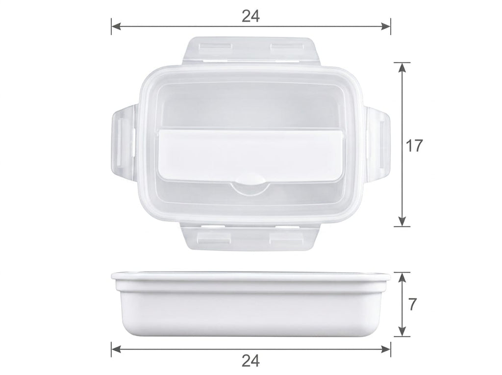 Flexi Maison Lunch Box en Acier Inoxydable avec Couverts