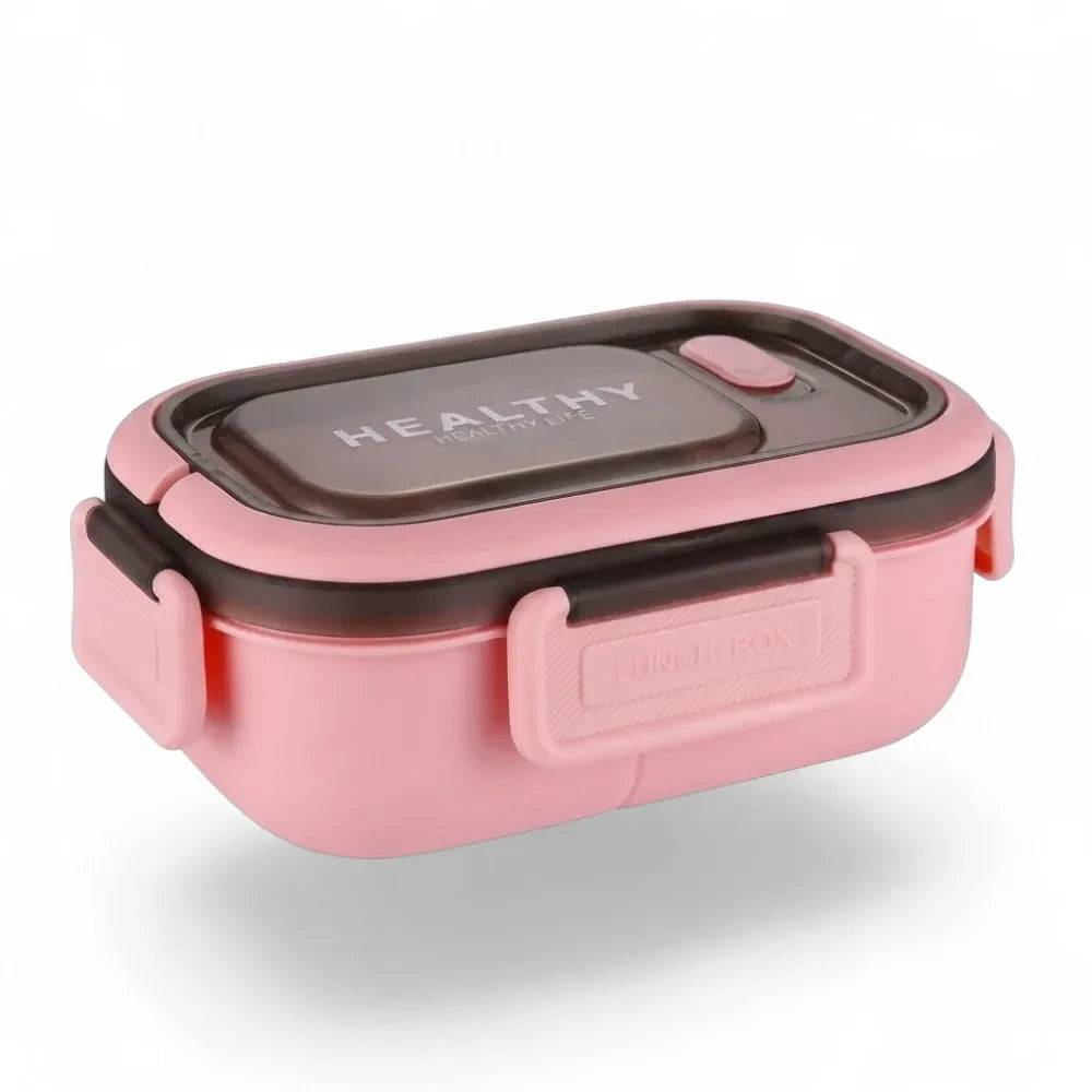 Flexi Maison Lunch Box En Plastique Compartimentée Avec Couverts