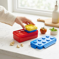 Flexi Maison Lunch Box En Silicone Modulaire En Forme De Brique