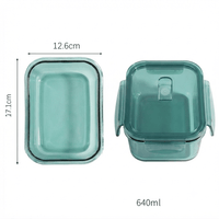 Flexi Maison Lunch Box En Verre Borosilicate Compatible