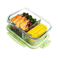 Flexi Maison Lunch Box En Verre Compartimentée
