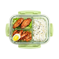 Flexi Maison Lunch Box En Verre Compartimentée