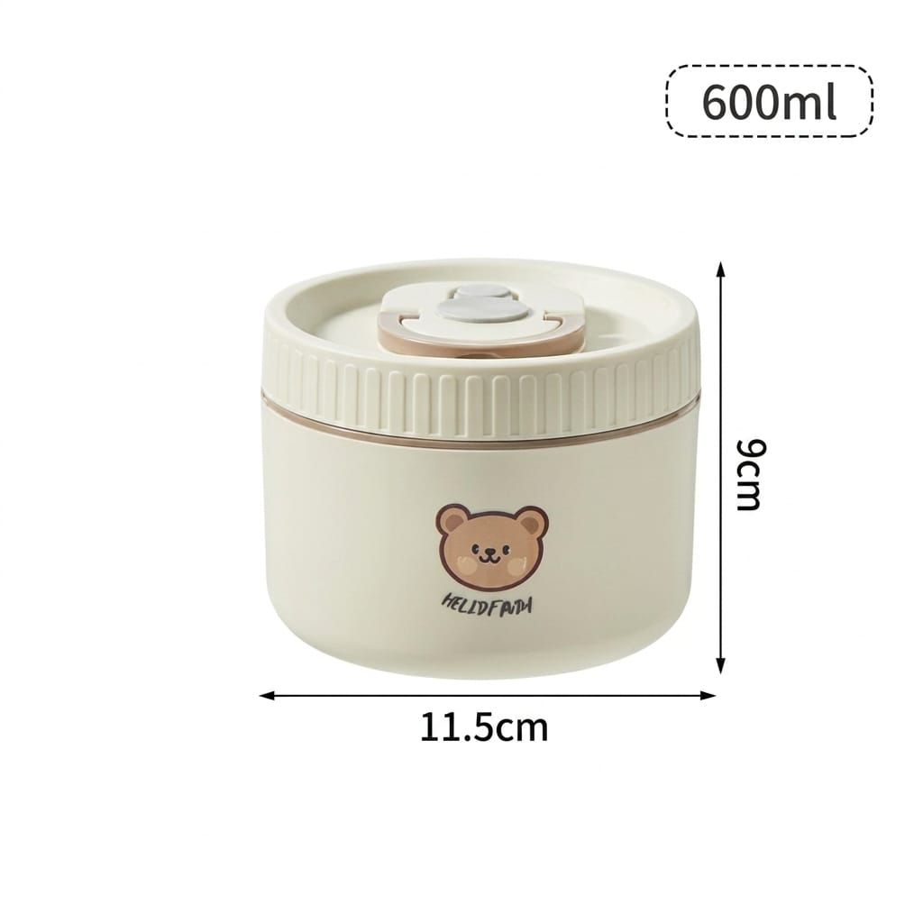 Flexi Maison Lunch Box Isotherme en Acier Inoxydable