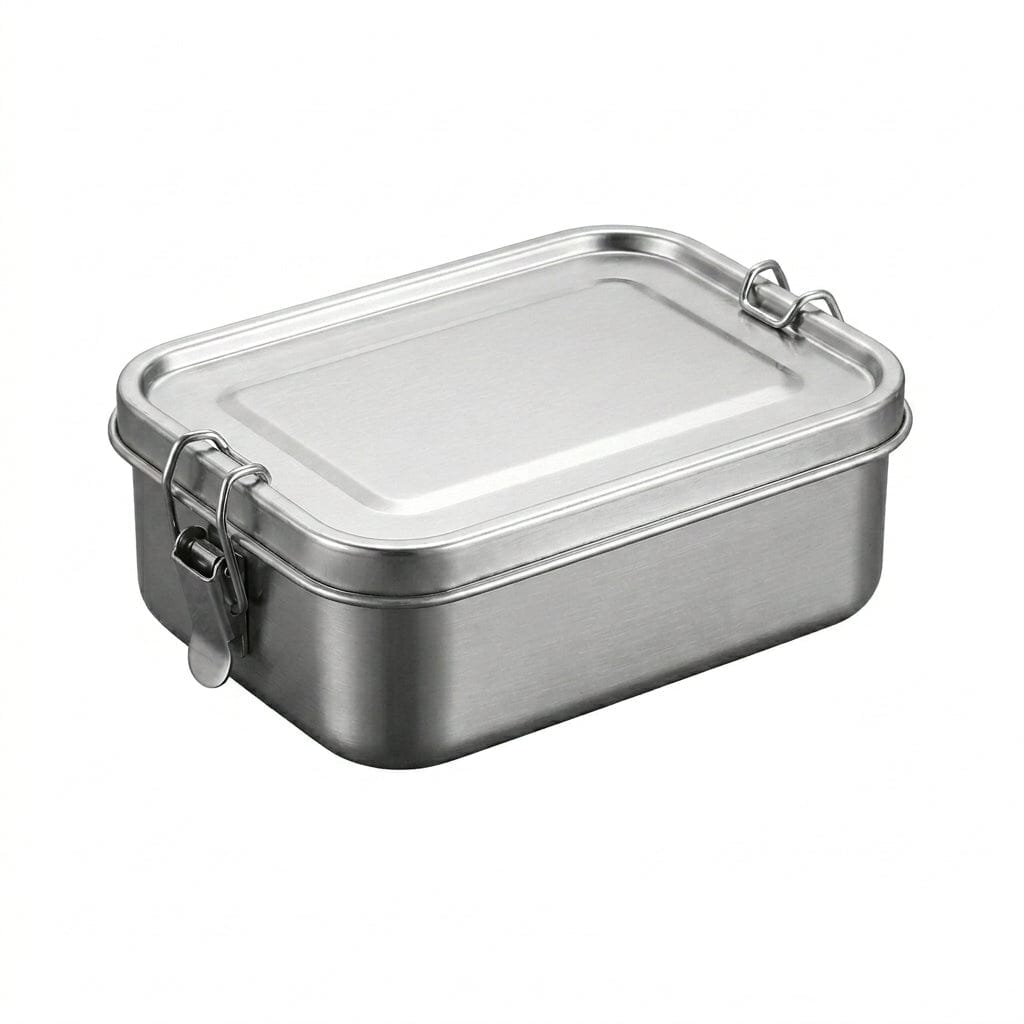 Flexi Maison Lunch Box Rectangulaire en Acier Inoxydable