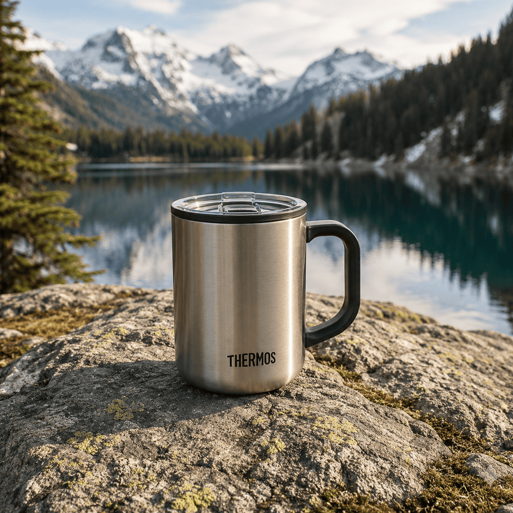 Flexi Maison Mug De Voyage Isotherme En Acier Inoxydable