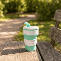 Flexi Maison Mug De Voyage Pliable En Silicone