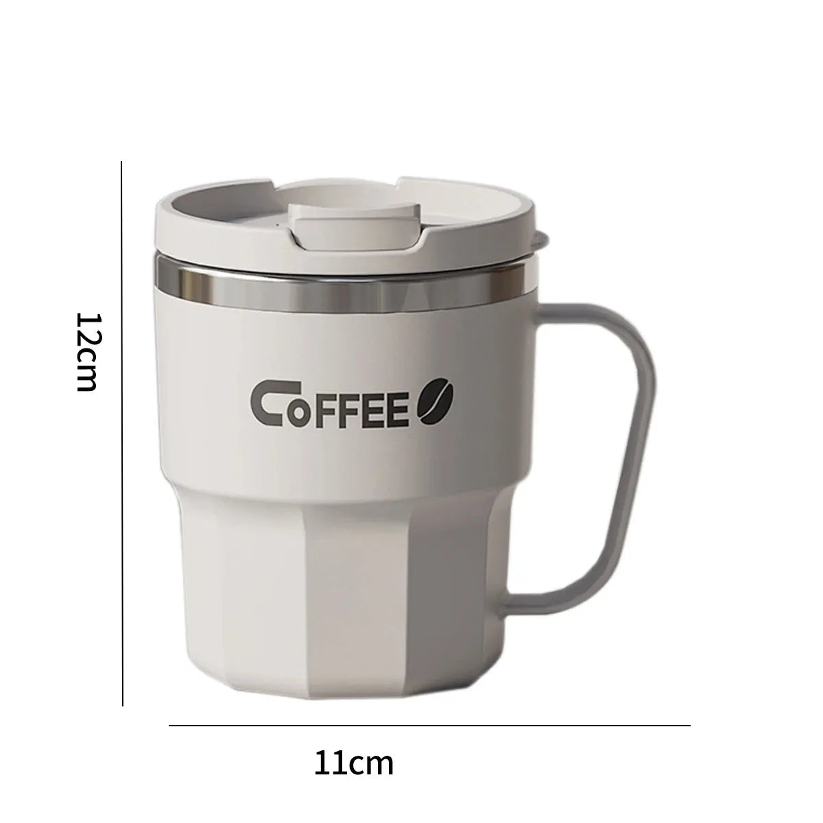 Flexi Maison Mug Isotherme En Acier Inoxydable Avec Poignée