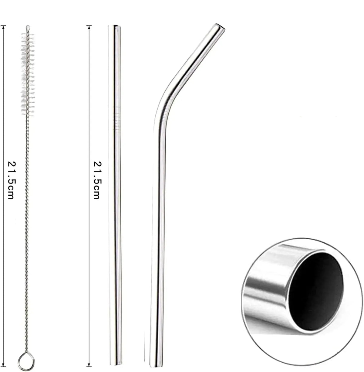 Flexi Maison Pailles En Acier Inoxydable