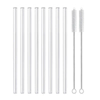 Flexi Maison Pailles En Verre Borosilicate Réutilisables