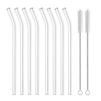 Flexi Maison Pailles En Verre Borosilicate Réutilisables