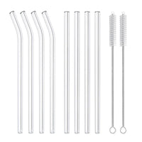 Flexi Maison Pailles En Verre Borosilicate Réutilisables