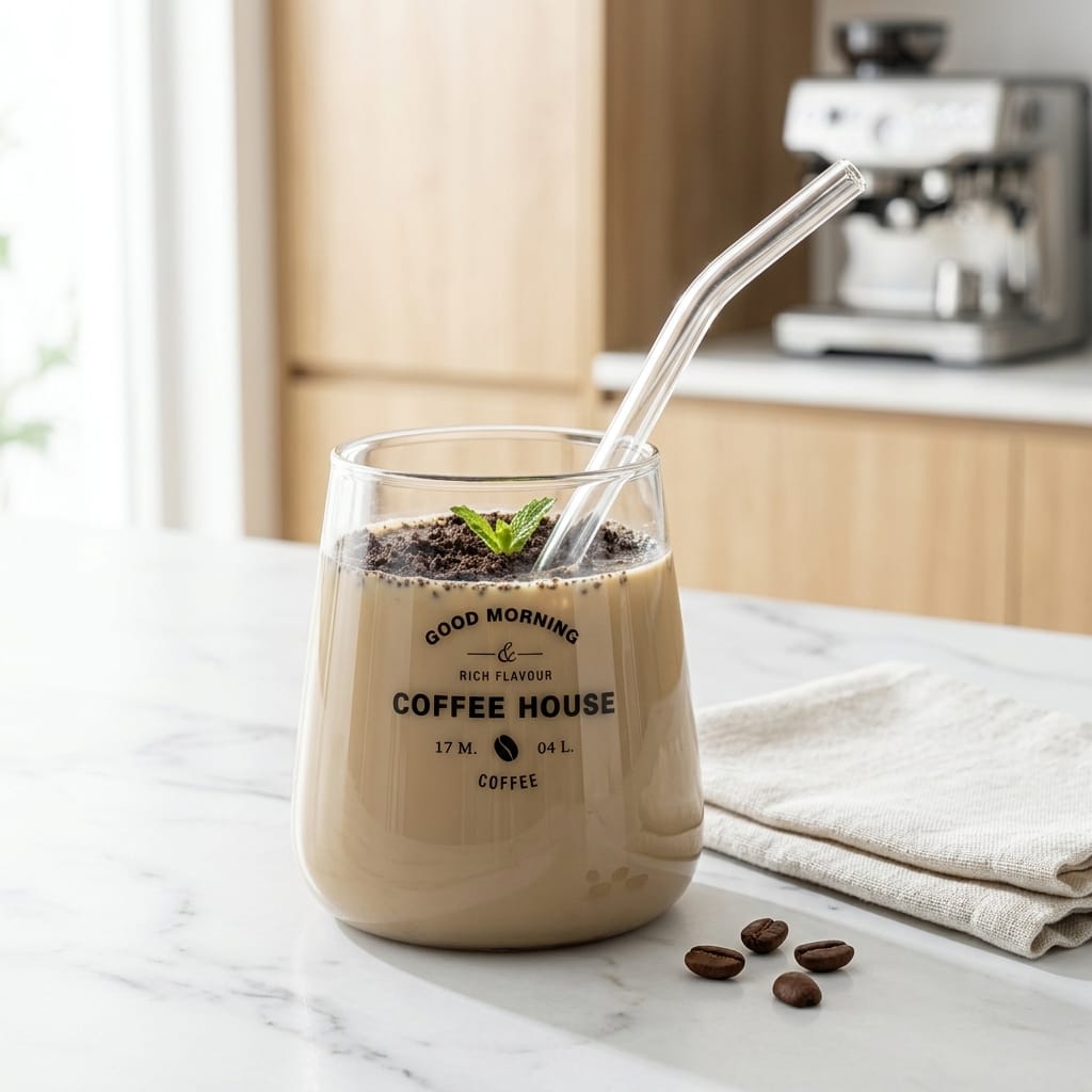 Flexi Maison Pailles En Verre Borosilicate Réutilisables