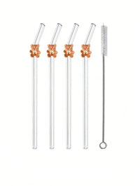 Flexi Maison Pailles Réutilisables Motif Ours