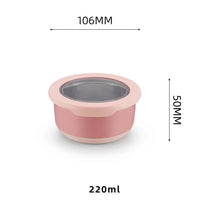 Flexi Maison Petit Contenant À Sauce Rond En Acier Inoxydable