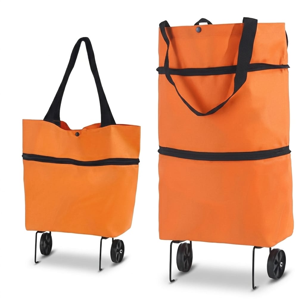 Flexi Maison Sac De Course Pliable À Roulettes