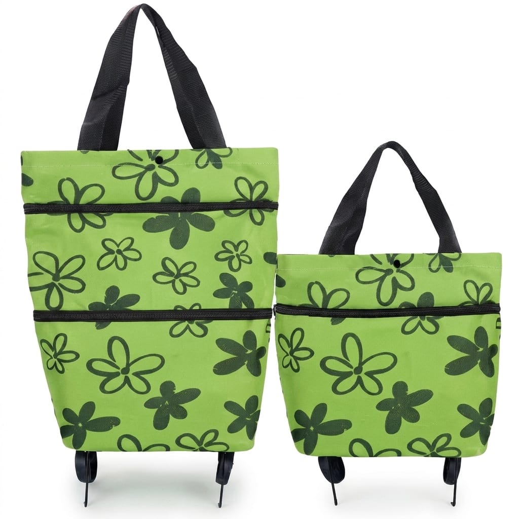 Flexi Maison Sac De Course Pliable À Roulettes