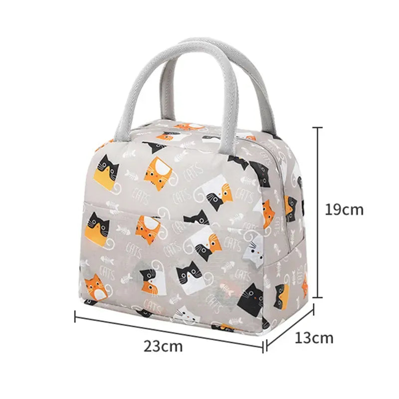 Flexi Maison Sac Isotherme Repas Imprimé Chat