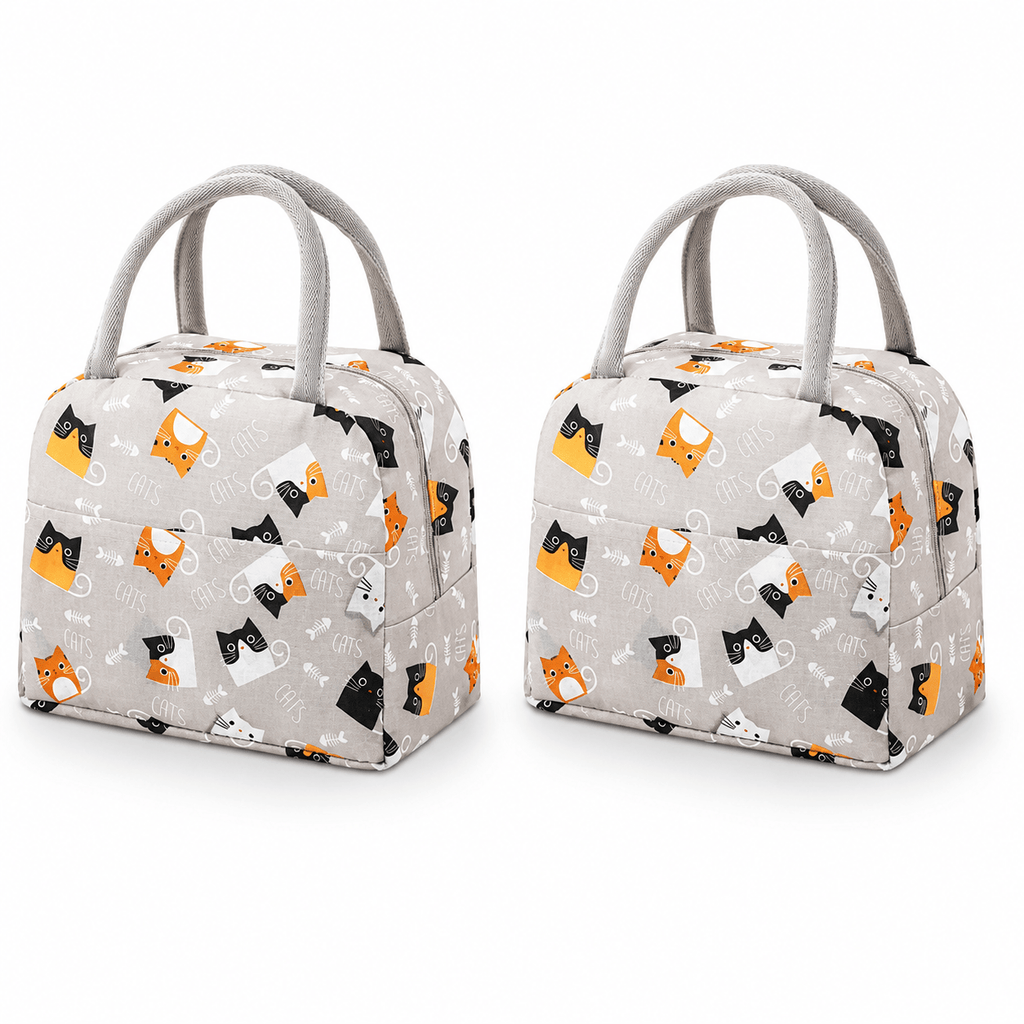 Flexi Maison Sac Isotherme Repas Imprimé Chat