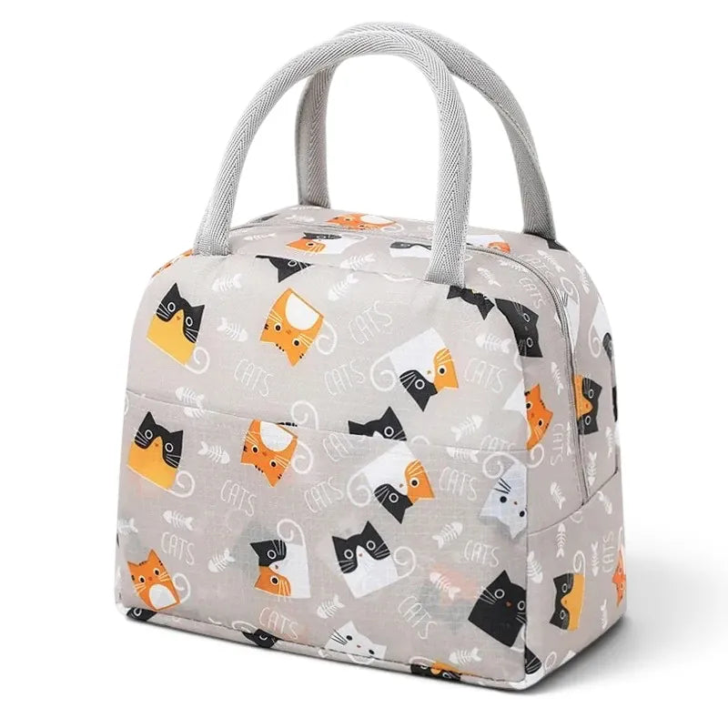 Flexi Maison Sac Isotherme Repas Imprimé Chat