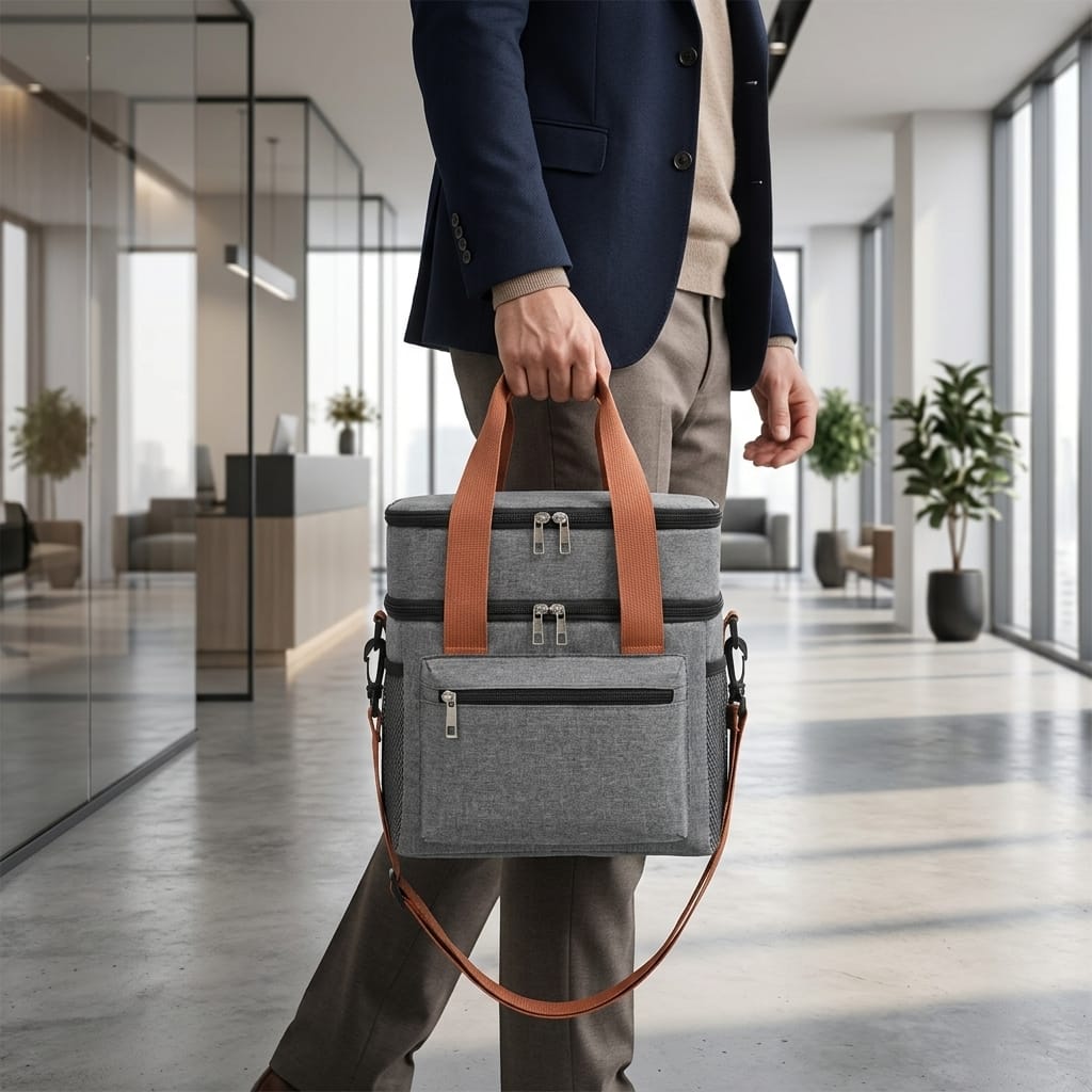 Flexi Maison Sac Repas Isotherme Double Compartiment