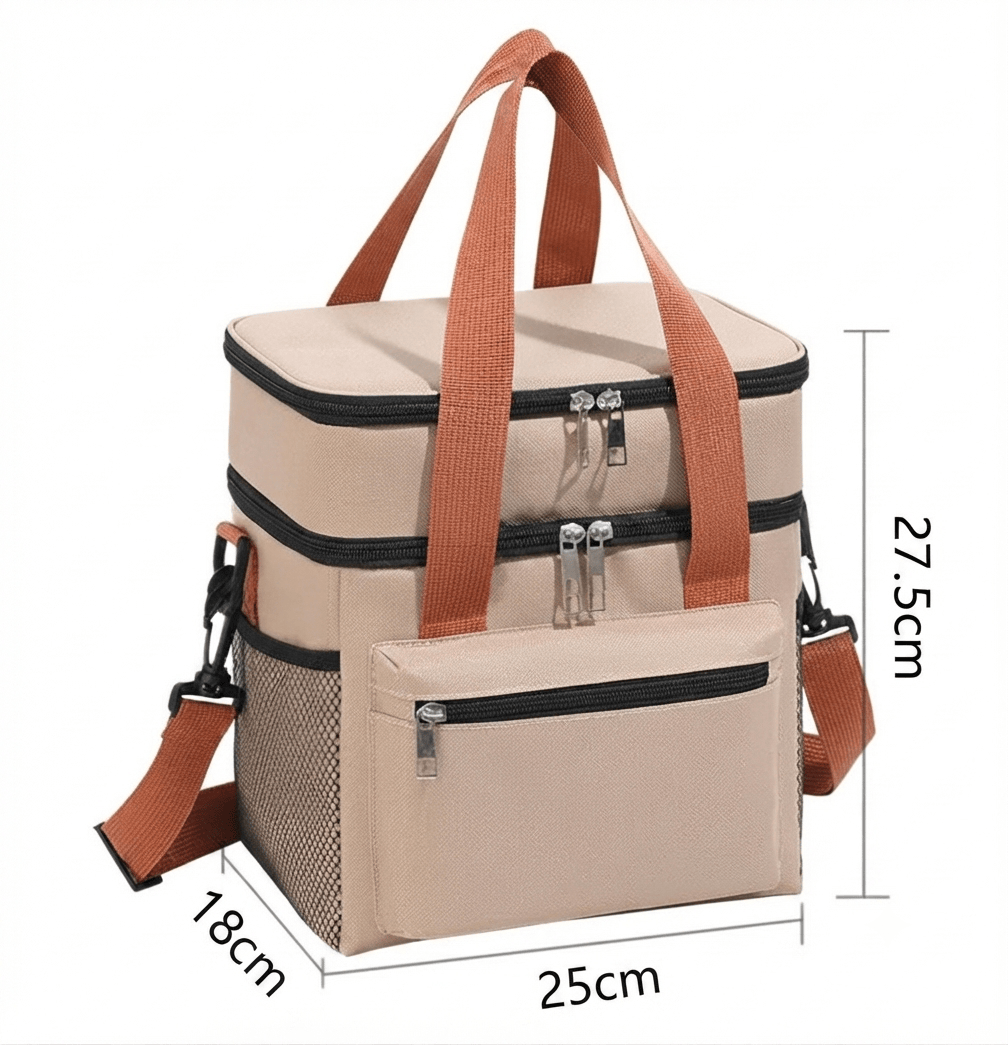 Flexi Maison Sac Repas Isotherme Double Compartiment