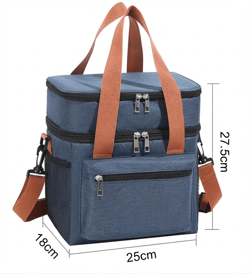 Flexi Maison Sac Repas Isotherme Double Compartiment