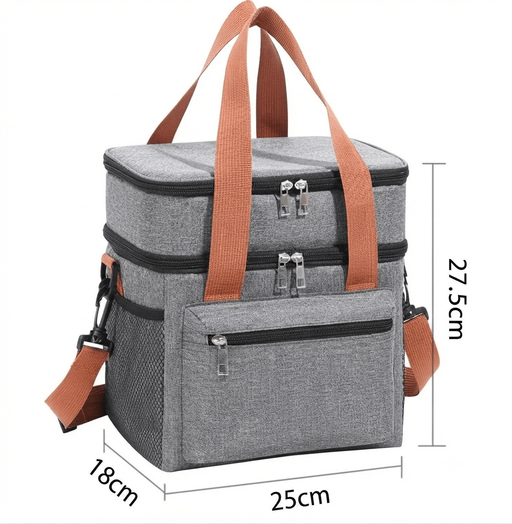 Flexi Maison Sac Repas Isotherme Double Compartiment