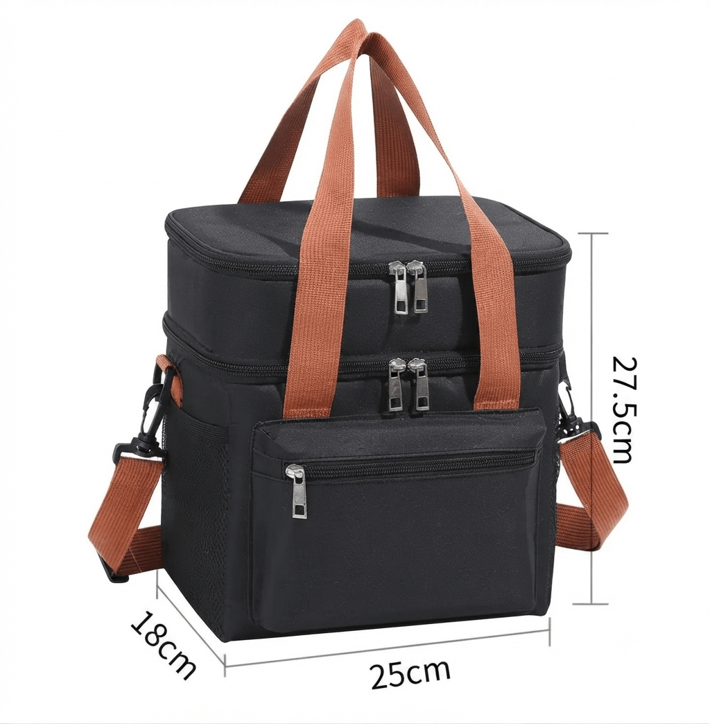 Flexi Maison Sac Repas Isotherme Double Compartiment