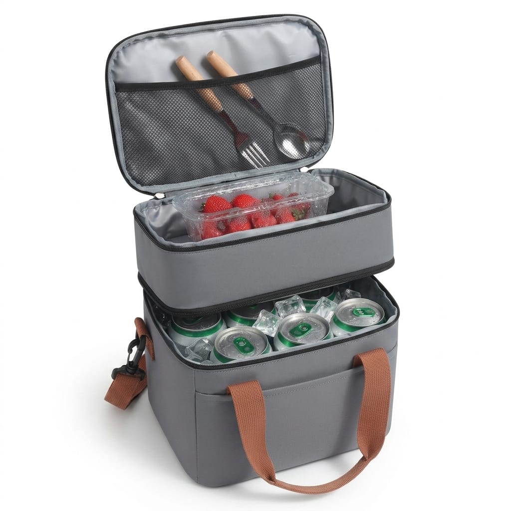 Flexi Maison Sac Repas Isotherme Double Compartiment