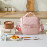 Flexi Maison Sac Repas Isotherme En Nylon Matelassé