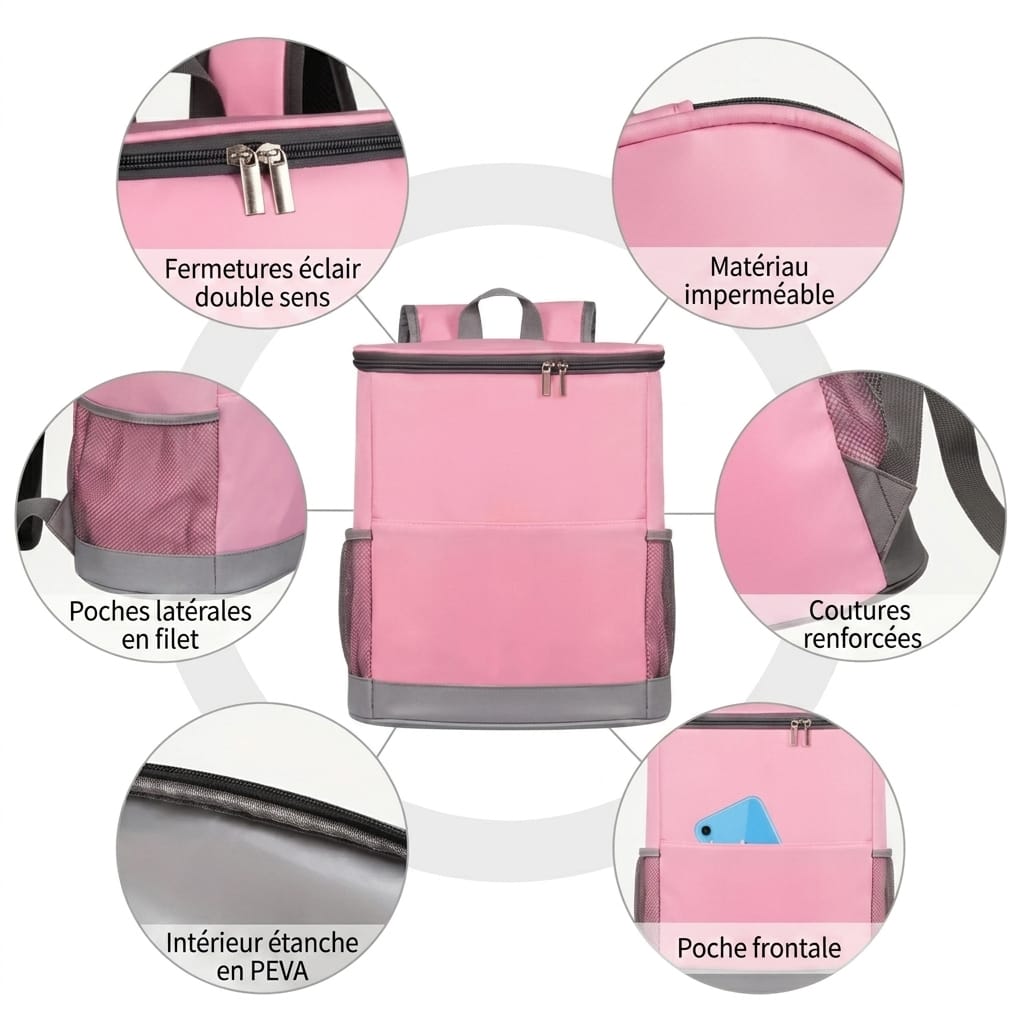 Flexi Maison Sac Repas Matière Isolante Isotherme Étanche