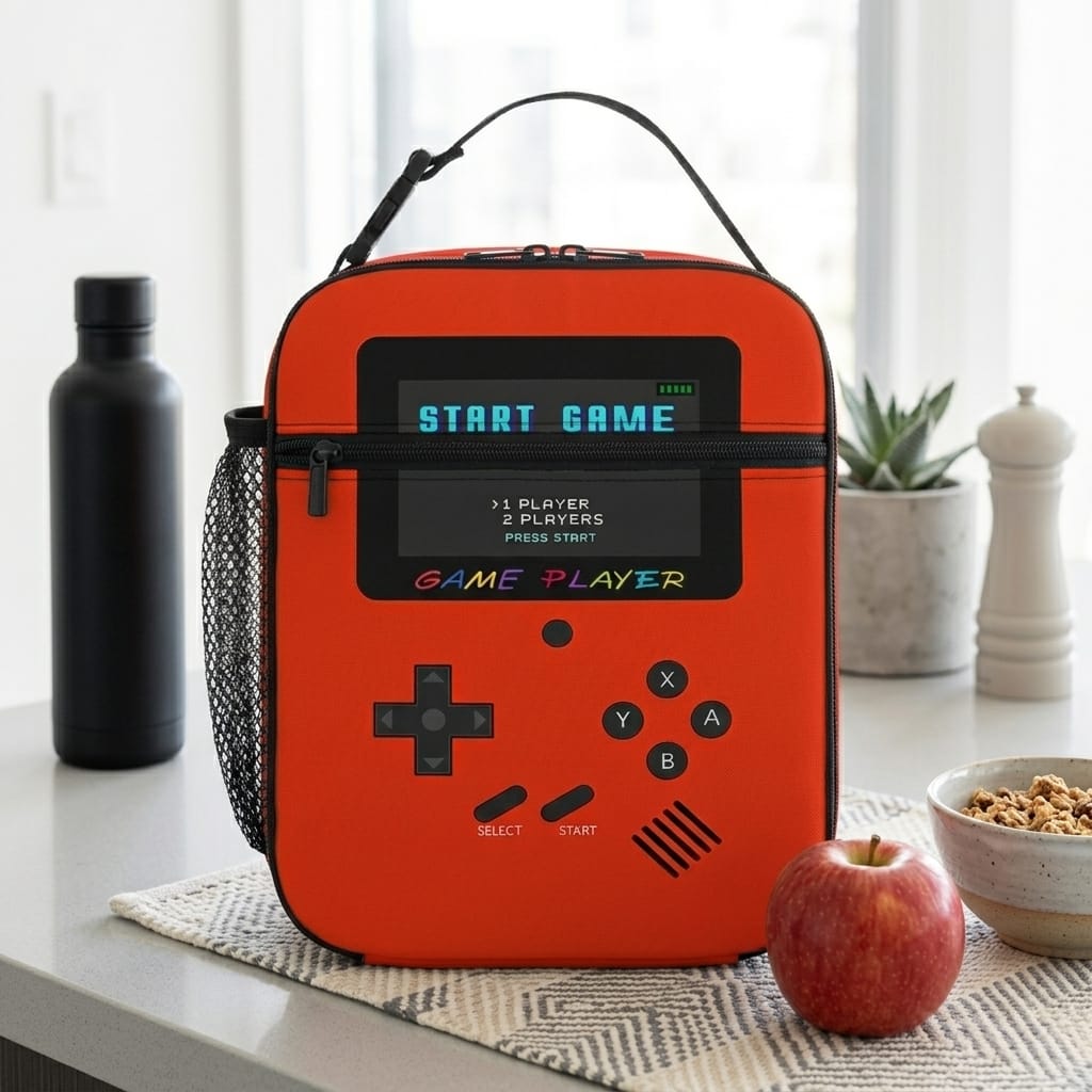 Flexi Maison Sac Repas Motif Console De Jeux Isotherme