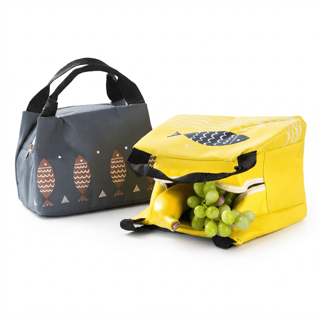 Flexi Maison Sac Repas Toile Isotherme Motif Poisson